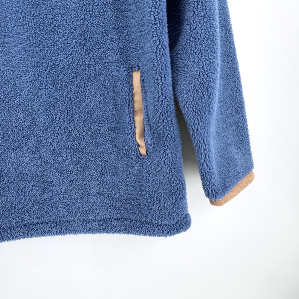 Koolaburra by UGG Fleece Pullover Womens Large Blue Sherpa Gorpcore Mock Neck - Picture 5 of 10